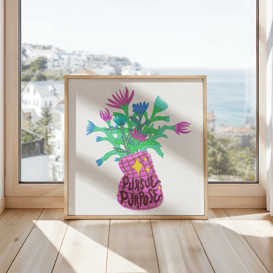 'Flowervase' Print