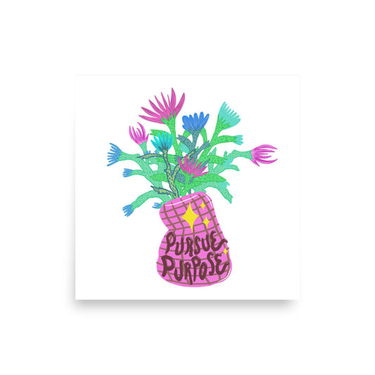 'Flower Vase' Poster