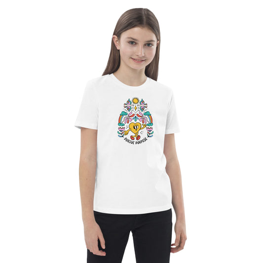 'The Heart as the Guide' Organic cotton kids t-shirt