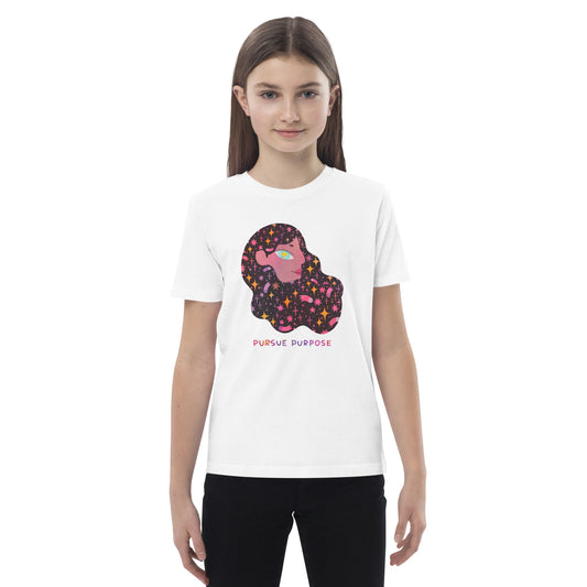 'The Search is Within' Organic cotton kids t-shirt