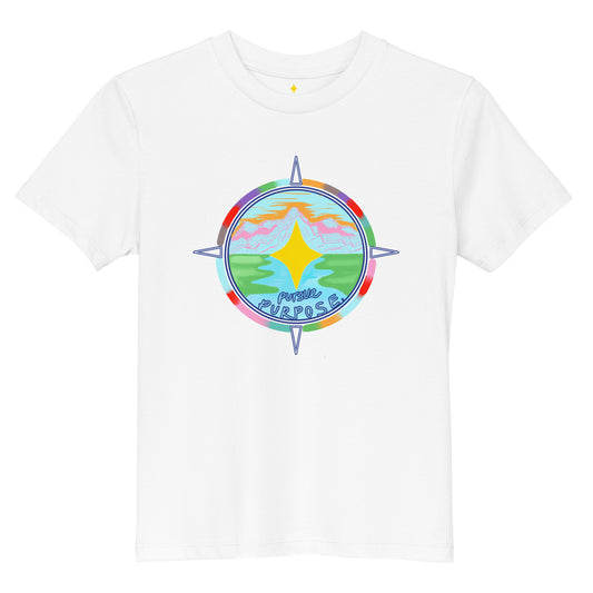 'Compass of Purpose' Organic cotton kids t-shirt