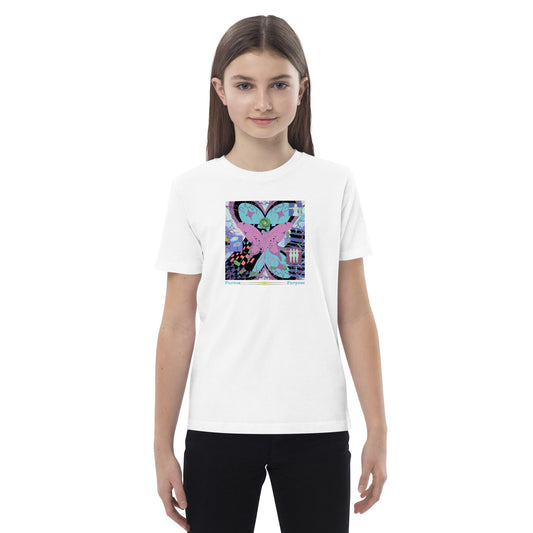 'Shiny Bloom' Organic cotton kids t-shirt