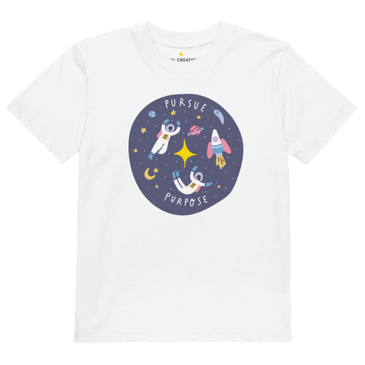 'Galaxy Wisdom' Organic cotton kids t-shirt