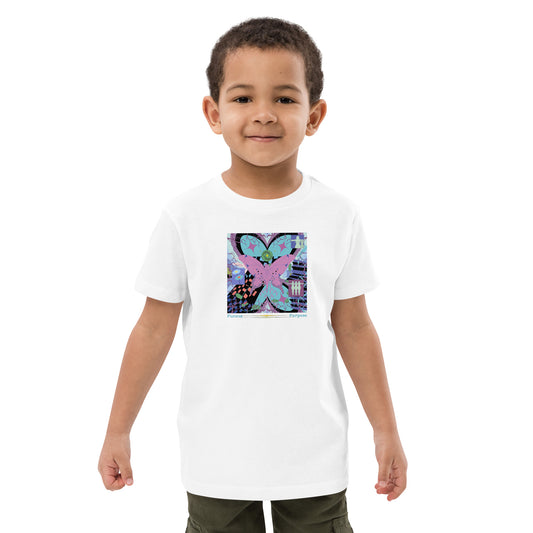 'Shiny Bloom' Organic cotton kids t-shirt