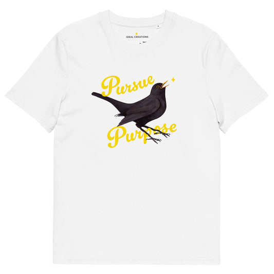 'Blackbird' Unisex organic cotton t-shirt