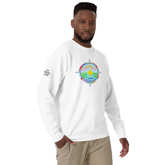 ""Let Your Goal Be Your Compass"" Unisex Premium Sweatshirt